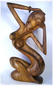 Lombok Folk Art Wood Carving